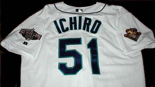 ichiro 2001 all star jersey